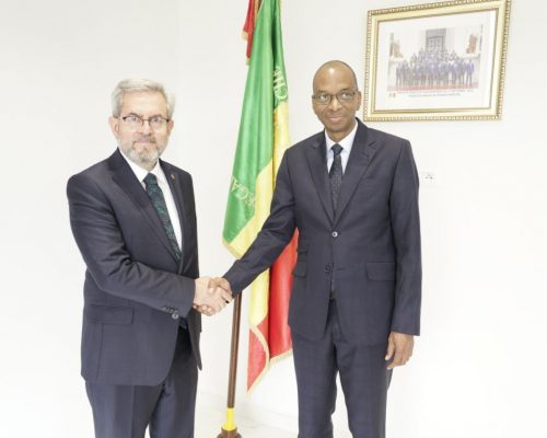 Rektör Ünüvar, Senegal Yükseköğretim Bakanı Balde ile Görüştü