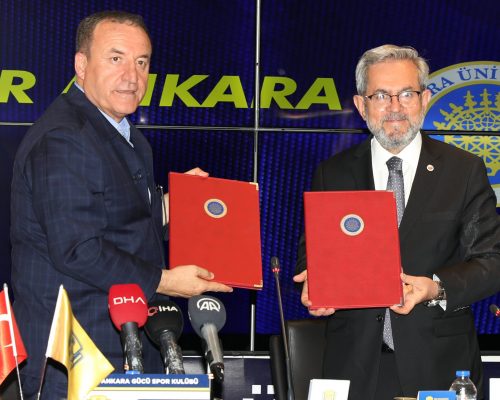 Ankara Üniversitesi ile Ankaragücü’nden “Sürdürülebilir Çevre” Protokolü