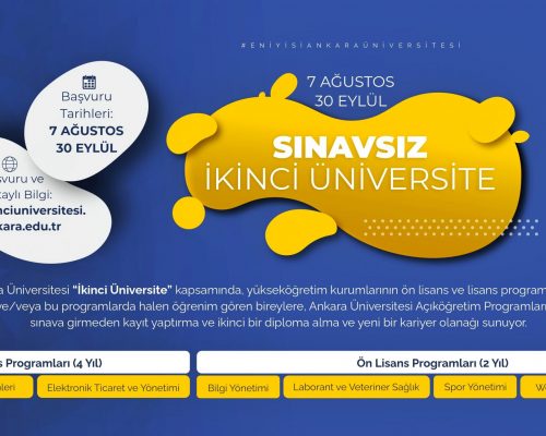 Sınavsız 2. Üniversite