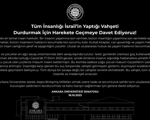 Tüm İnsanlığı İsrail’in Yaptığı Vahşeti Durdurmak İçin Harekete Geçmeye Davet Ediyoruz!